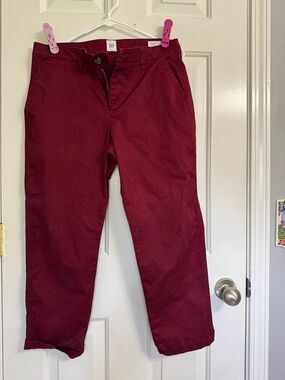 GAP Women’s Maroon Chino Pants